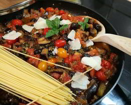 Соус из баклажанов для пасты