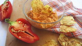 Соус из запеченного перца и миндаля