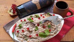 Сациви из баклажанов