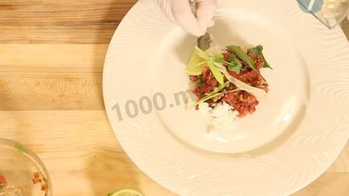 тартар из говядины