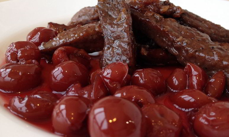 Рецепт вишневого соуса к мясу