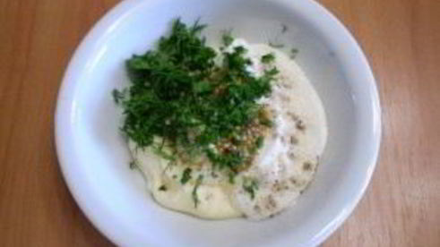 заправка для салата с курицей