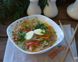 Азиатский куриный суп