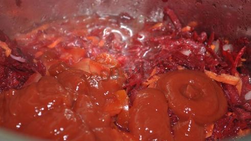 борщ без мяса в мультиварке