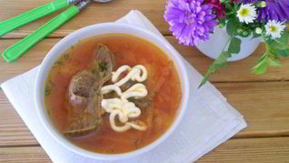 Борщ из утки