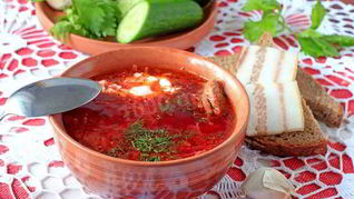 Борщ классический с свининой