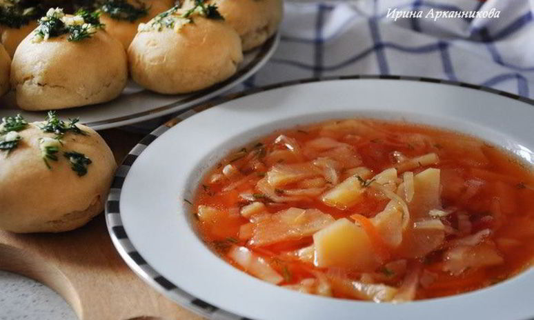 Рецепт борща ны говяжьема бульоне