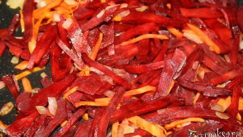 борщ на индюшином бедрышке