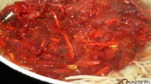 борщ на индюшином бедрышке