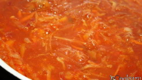 борщ на индюшином бедрышке