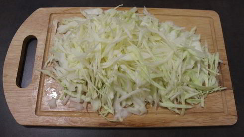 борщ на курином бульоне и сале