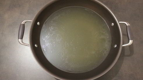 борщ на курином бульоне и сале