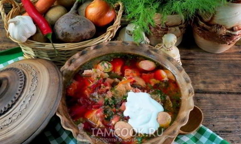 Рецепт борща по-белорусски