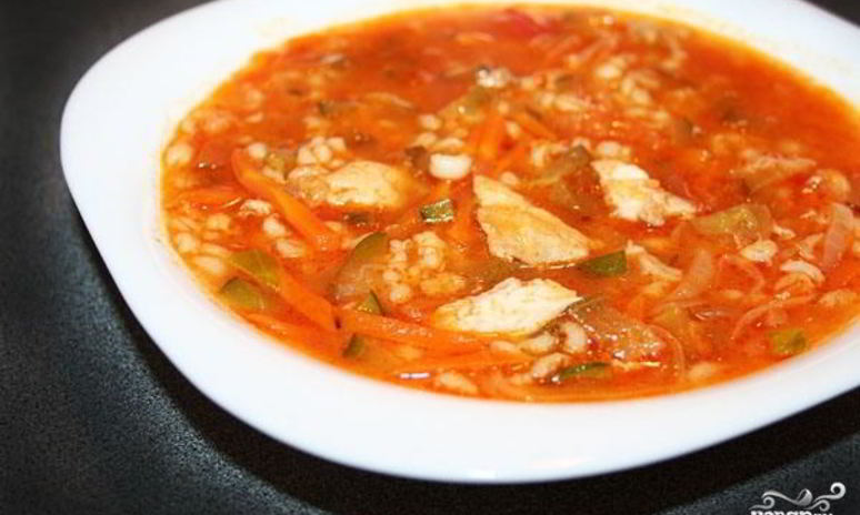 Рецепт борща с фрикадельками иза морского гребешки