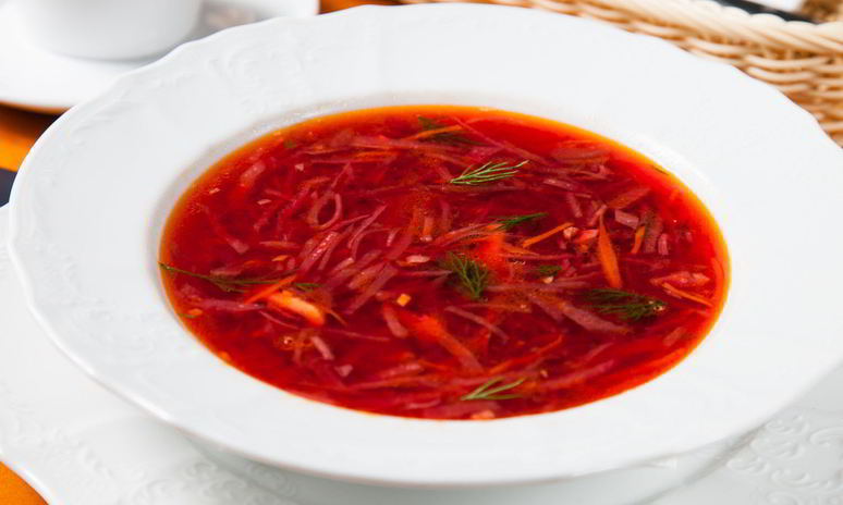 Рецепт борща с копченой скумбрией