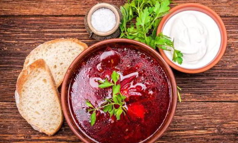 Рецепт борща с семечками