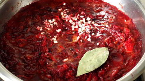 борщ с телятиной