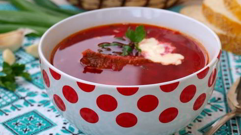 борщ с телятиной