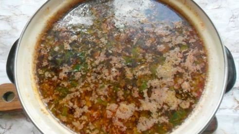 борщ со свекольной ботвой