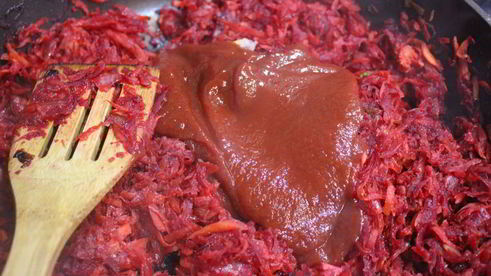 борщ со свининой и говядиной