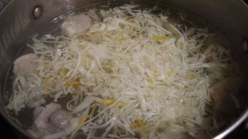 борщ со свининой и говядиной