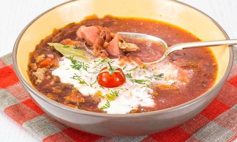 Рецепт чечевичного постного борща