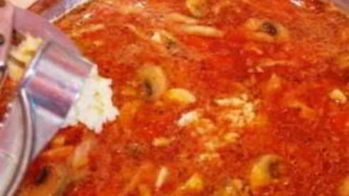 постный борщ с фасолью