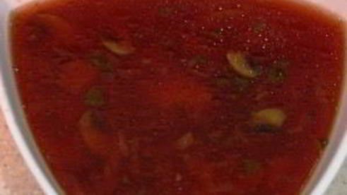 постный борщ с фасолью