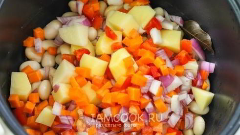 постный борщ в мультиварке