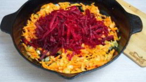 постный борщ