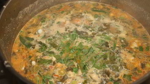 украинский борщ со щавелем