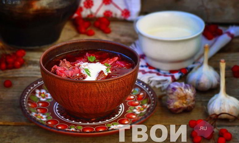 Рецепт украинского борща