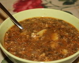 Украинский зеленый борщ