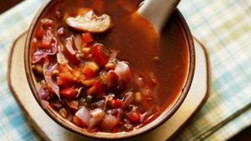 вегетарианский борщ