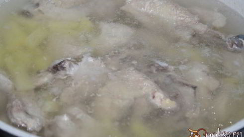 вкусный борщ на домашней курице