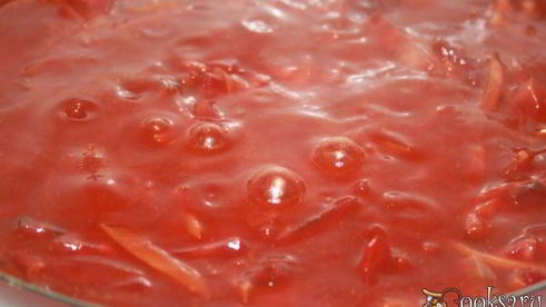 вкусный борщ на домашней курице