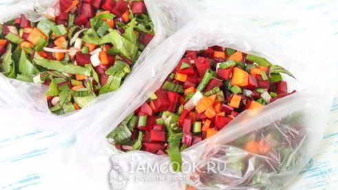 заморозка для борща на зиму