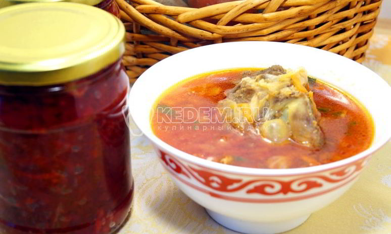 Рецепт заправки для борща на зиму