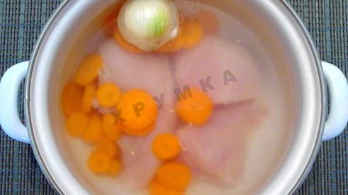 бульон из куриных грудок