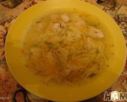 Бульон куриный легкий