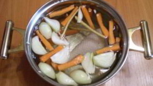 бульон куриный с рисом