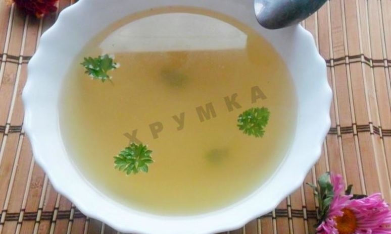 Рецепт прозрачного рыбного бульона