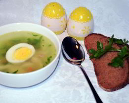 Суп на мясном бульоне