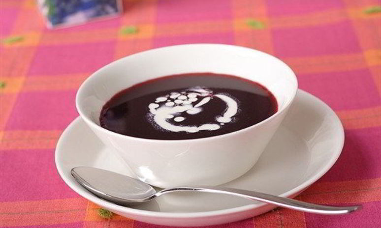 Рецепт черничного супа