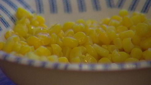 фасолевый суп с перцем и кукурузой