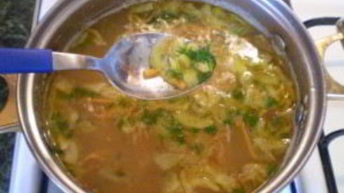 гороховый суп на воде