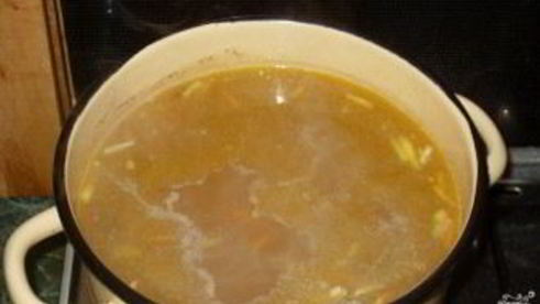 гороховый суп с грибами