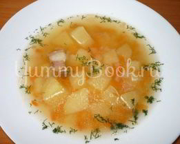 Гороховый суп с копченостями из мультиварки