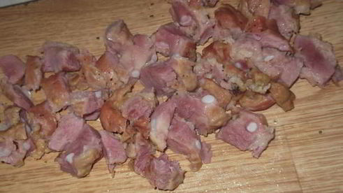 гороховый суп с копчеными свиными хрящиками