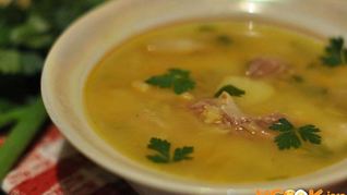 Гороховый суп с мясом